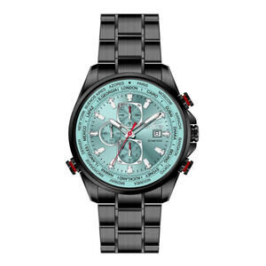 Invicta Aviator Men's Watch w/ Tiffany Blue Dial - 50mm, Black (50498)